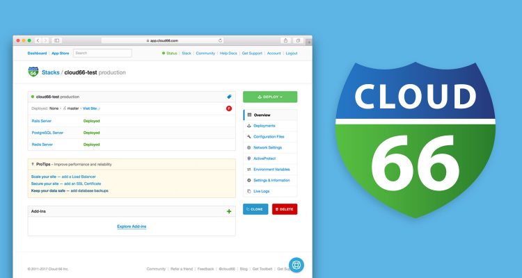 Taking Cloud66 for a spin