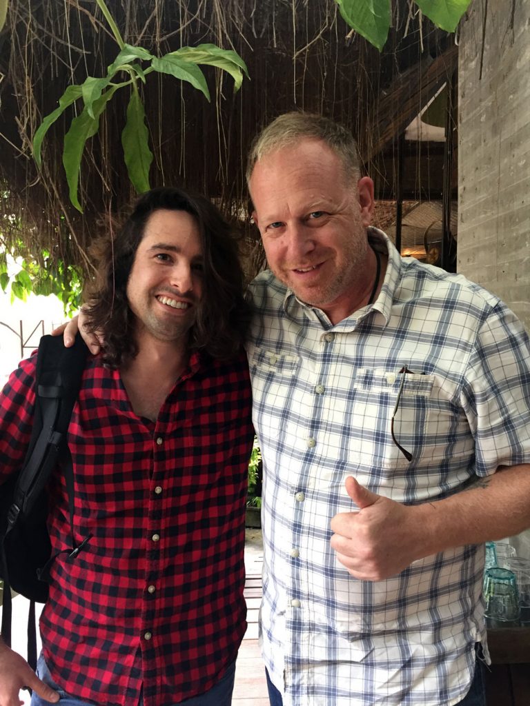 Running into chef Andy Ricker at Akha Ama
