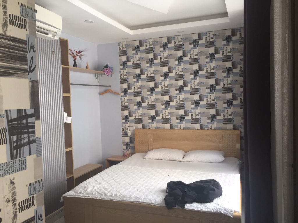 My room at Sky Guest House off of Bui Vien street