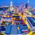 The Saigon skyline at night (Photo credit: TripSavvy)