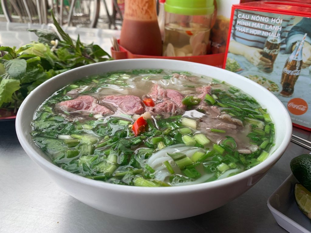 Pho Bo at a local restaurant